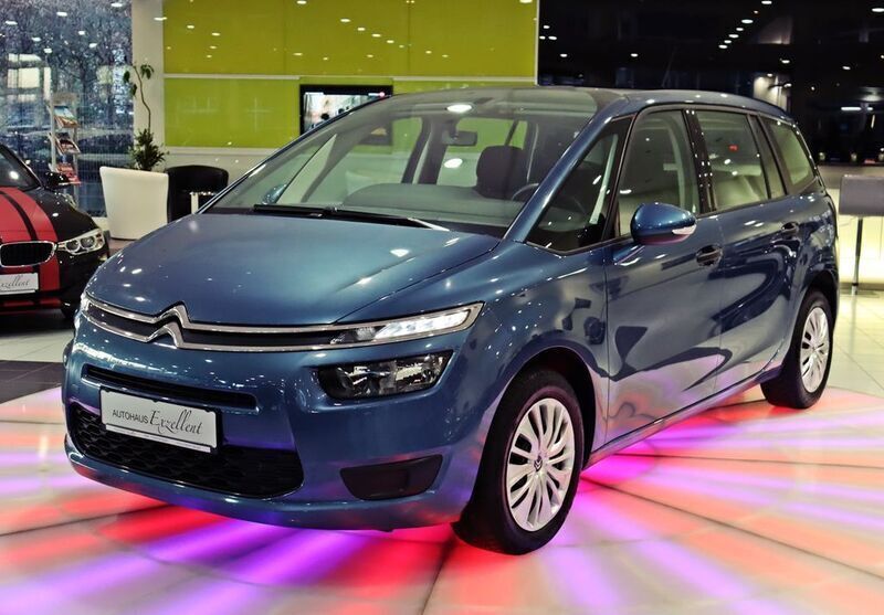 Blau Gebraucht 2015 Citroën Grand C4 Picasso Van / Kleinbus | 13.950 € - Bild 1/4