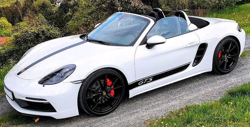 Gebraucht Porsche 718 Boxster Chrono 366 PS (269 kW) 2018 Weiß Cabrio
