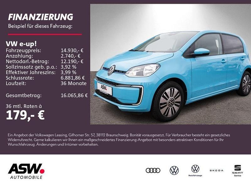Gebraucht VW e-up! 61 kW (83 PS) 2021 Teal blue Kleinwagen