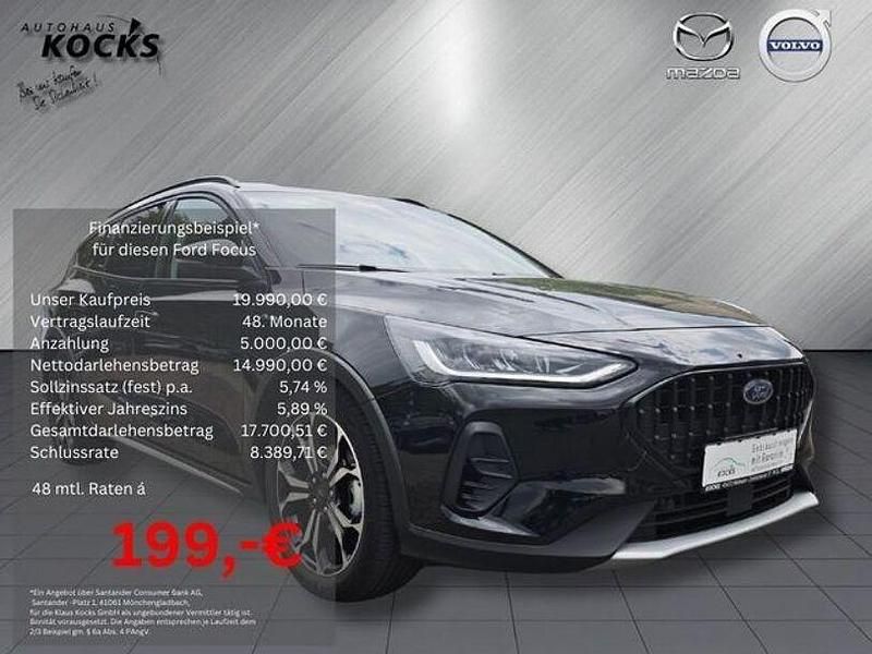 Schwarz Gebraucht 2022 Ford Focus Active Kombi | 19.490 € (Guter Preis) - Bild 1/4