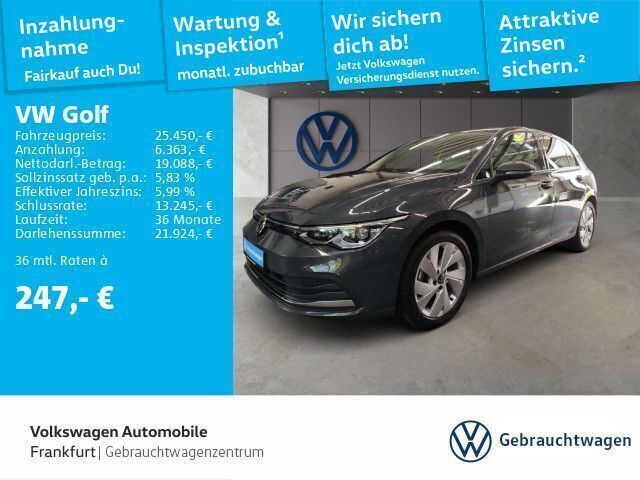 Gebraucht VW Golf VIII Active 150 PS (110 kW) 2022 Delfingrau metallic Limousine