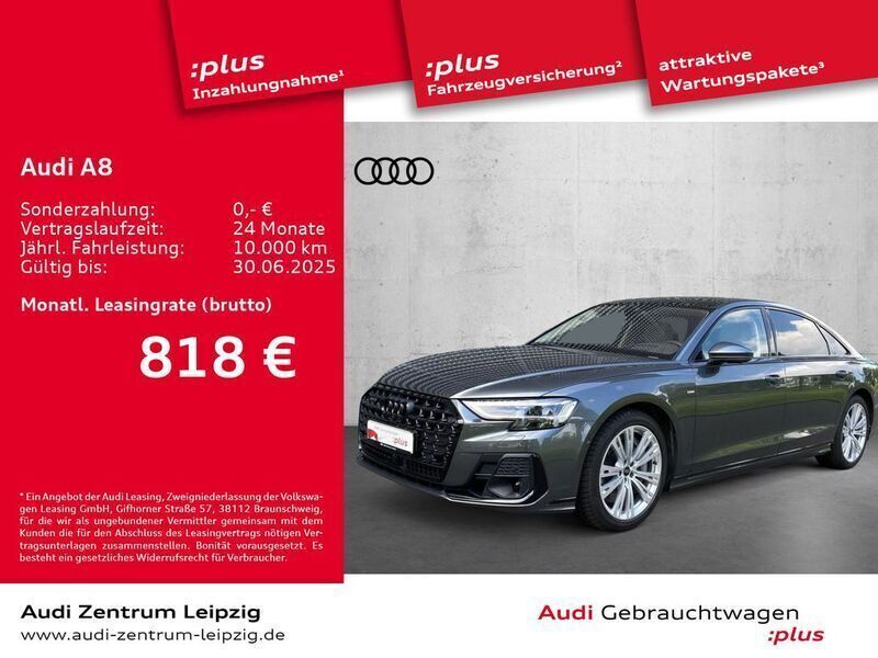 Daytonagrau perleffekt Gebraucht 2024 Audi A8L Ambiente Limousine | 93.550 € (Teuer) - Bild 1/3