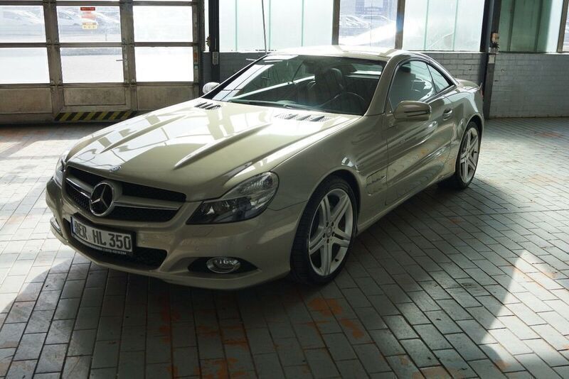 Silber metallic Gebraucht 2008 Mercedes SL350 Cabrio | 32.000 € - Bild 1/4