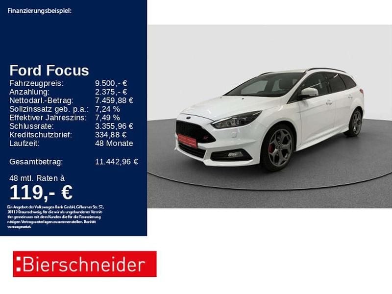 Weiss Gebraucht 2015 Ford Focus ST Kombi | 9.500 € (Superpreis) - Bild 1/3