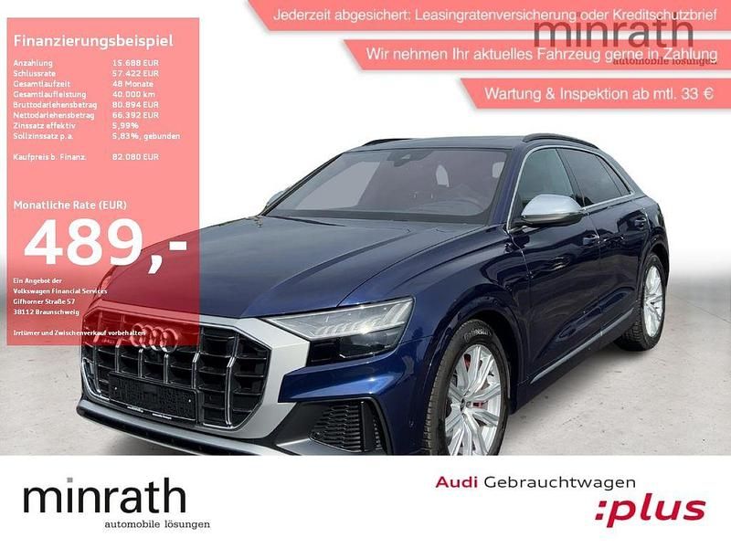 Navarrablau metallic Gebraucht 2023 Audi SQ8 Ambiente SUV | 82.080 € (Superpreis) - Bild 1/4