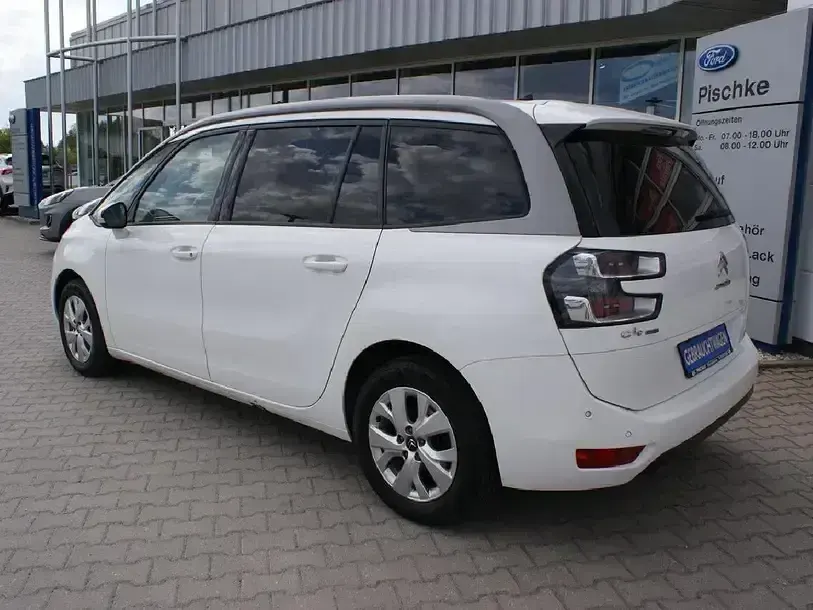 Gebraucht Citroën Grand C4 Picasso SELECTION 120 PS (88 kW) 2016 Lack weiss banquise/flach standard Van / Kleinbus