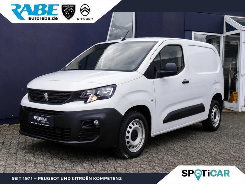 Schneeweiß Gebraucht 2019 Peugeot Partner Premium Van / Kleinbus | 16.660 € (Teuer) - Bild 1/3