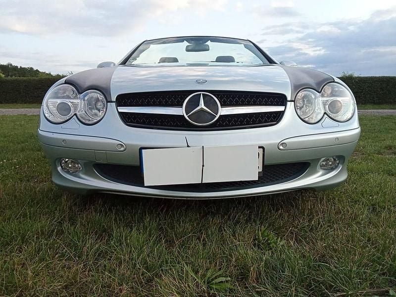 Silber Gebraucht 2003 Mercedes SL350 Cabrio | 14.800 € (Superpreis) - Bild 1/4