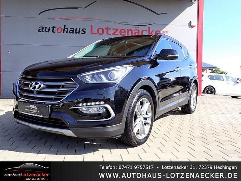 Schwarz Gebraucht 2017 Hyundai Santa Fe Premium SUV | 21.990 € (Etwas zu teuer) - Bild 1/4