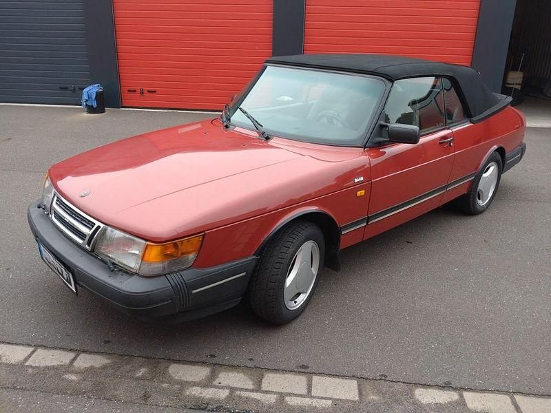 Gebraucht Saab 900 Cabriolet 126 PS (92 kW) 1990 Rot Cabrio