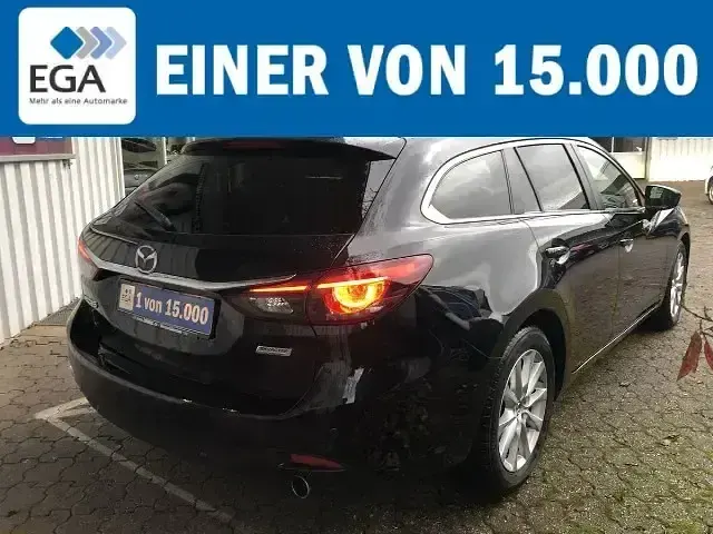 Używany Mazda 6 Exclusive-Line 150 KM (110 kW) 2016 Czarny Sedan/Limuzyna
