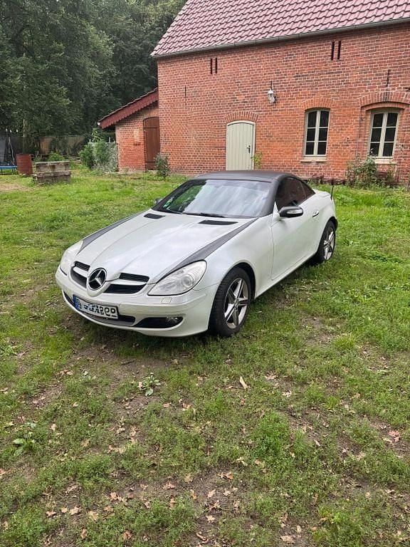 Blau Gebraucht 2004 Mercedes SLK200 Cabrio | 8.500 € (Guter Preis) - Bild 1/4