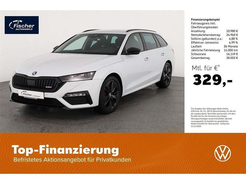 Gebraucht Skoda Octavia RS 200 PS (147 kW) 2024 Weiss Kombi