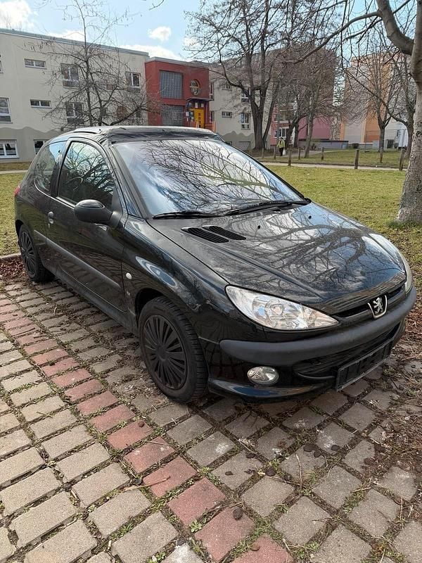 Gebraucht Peugeot 206 2002 Schwarz Coupé