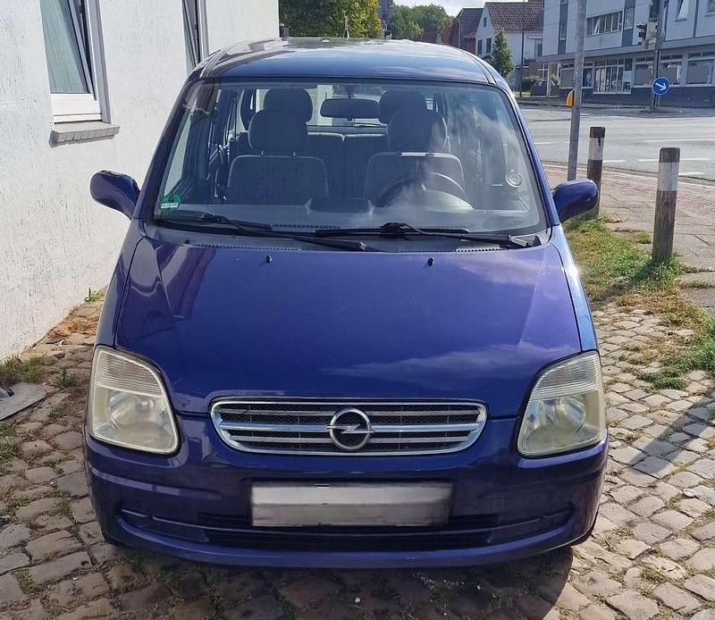 Blau Gebraucht 2001 Opel Agila Kleinwagen | 1.500 € (Fairer Preis) - Bild 1/4