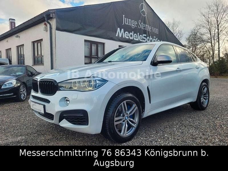 Mineralweiss metallic Gebraucht 2015 BMW X6 M SUV | 25.950 € - Bild 1/4