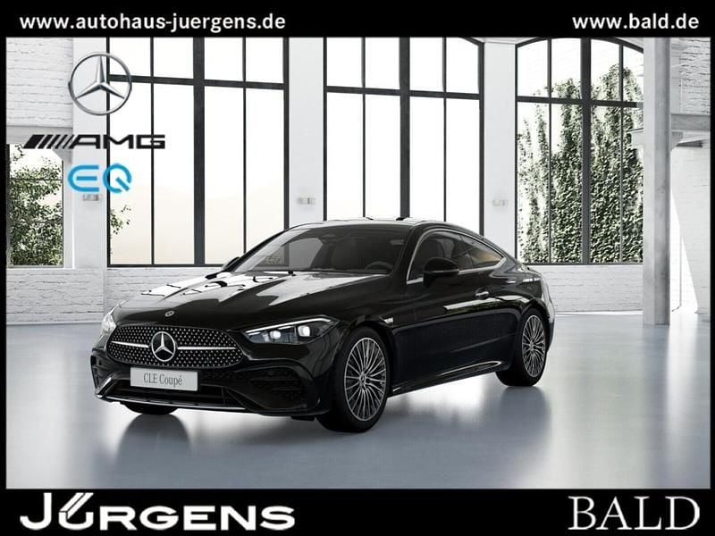 Schwarz obsidianschwarz metall Gebraucht 2024 Mercedes CLE300 AMG Coupé | 58.180 € (Fairer Preis) - Bild 1/4