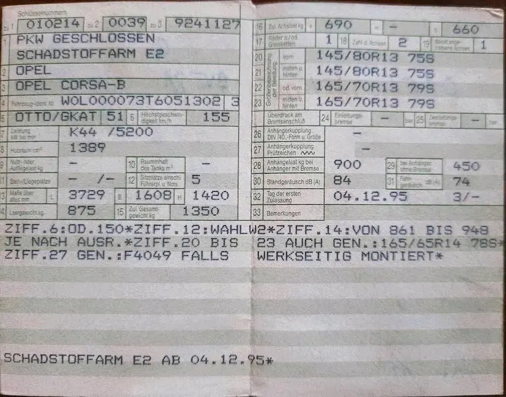 Second-hand Opel Corsa 60 CP (44 kW) 1995 Roșu Hatchback