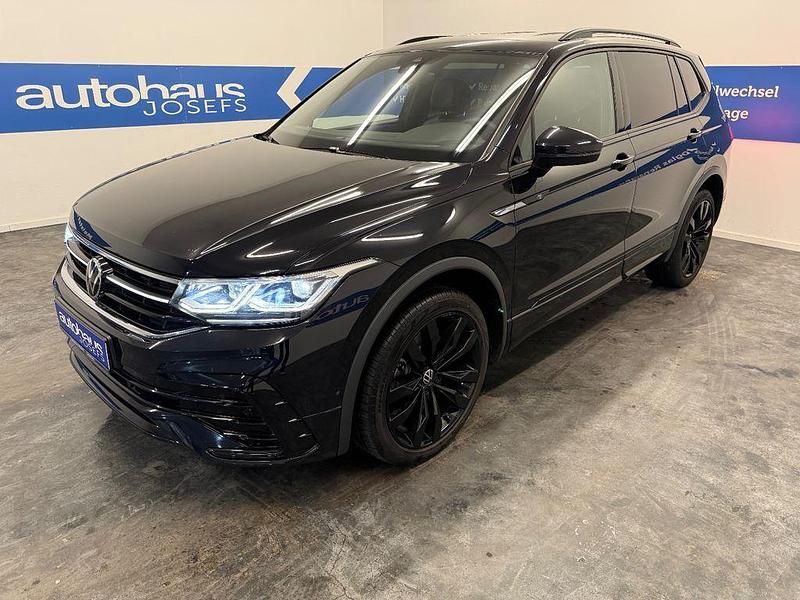Schwarz Gebraucht 2022 VW Tiguan Allspace R-line SUV | 35.999 € (Fairer Preis) - Bild 1/4