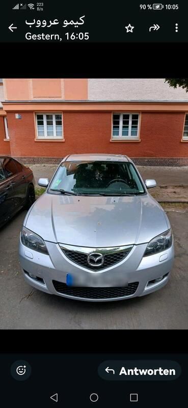 Silber Gebraucht 2008 Mazda 3 Limousine | 2.600 € (Superpreis) - Bild 1/4