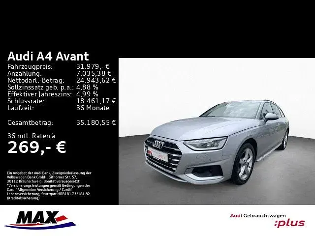 Używany Audi A4 Advanced 204 KM (150 kW) 2024 Srebrny Kombi
