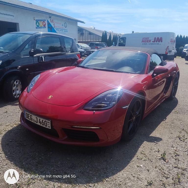 Rot Gebraucht 2019 Porsche Boxster Cabrio | 49.500 € (Superpreis) - Bild 1/4