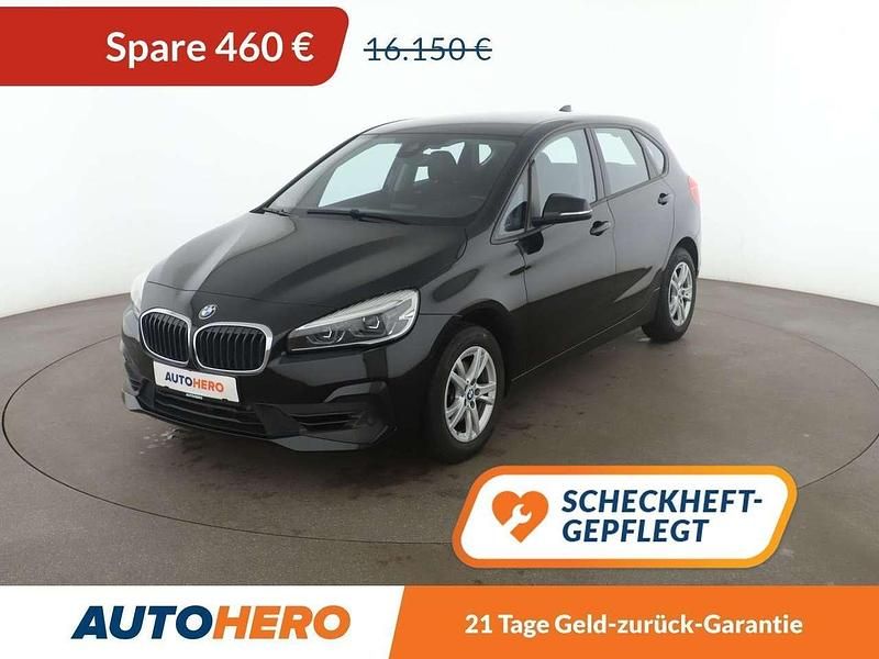 Schwarz Gebraucht 2019 BMW 218 Active Tourer Advantage Van / Kleinbus | 15.690 € (Fairer Preis) - Bild 1/3