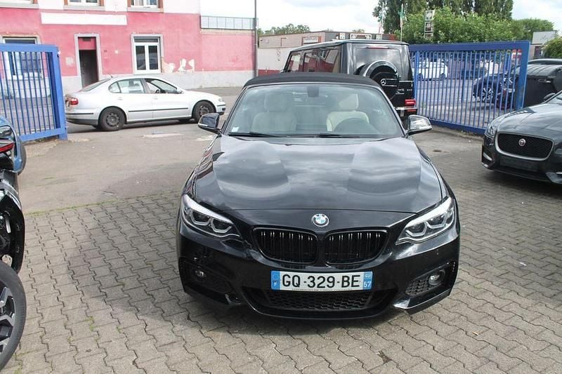 Schwarz Gebraucht 2018 BMW 220 M Sport Cabrio | 21.900 € (Fairer Preis) - Bild 1/4