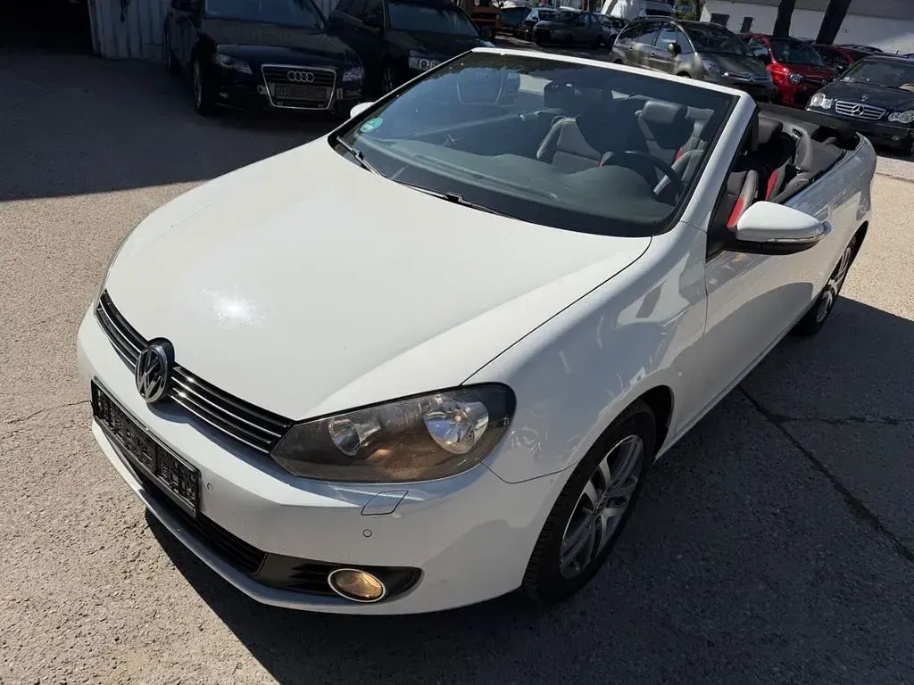 Gebraucht VW Golf Cabriolet 122 PS (89 kW) 2013 Weiß Cabrio