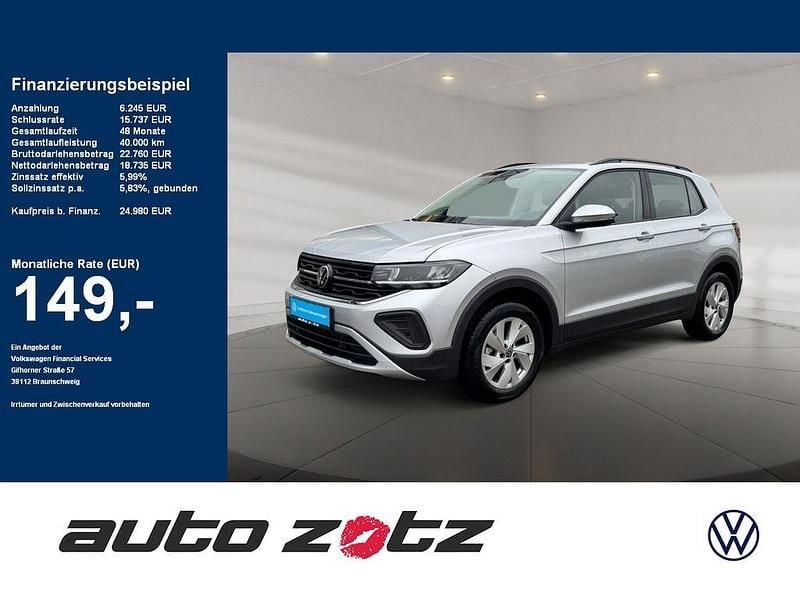 Silber Gebraucht 2024 VW T-Cross Life SUV | 24.980 € (Fairer Preis) - Bild 1/4