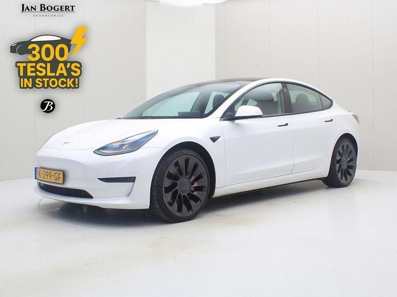 Weiß Gebraucht 2020 Tesla Model 3 Performance Limousine | 26.900 € (Fairer Preis) - Bild 1/4