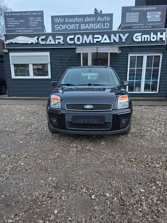 Gebraucht Ford Fusion 101 PS (74 kW) 2008 Schwarz Kleinwagen