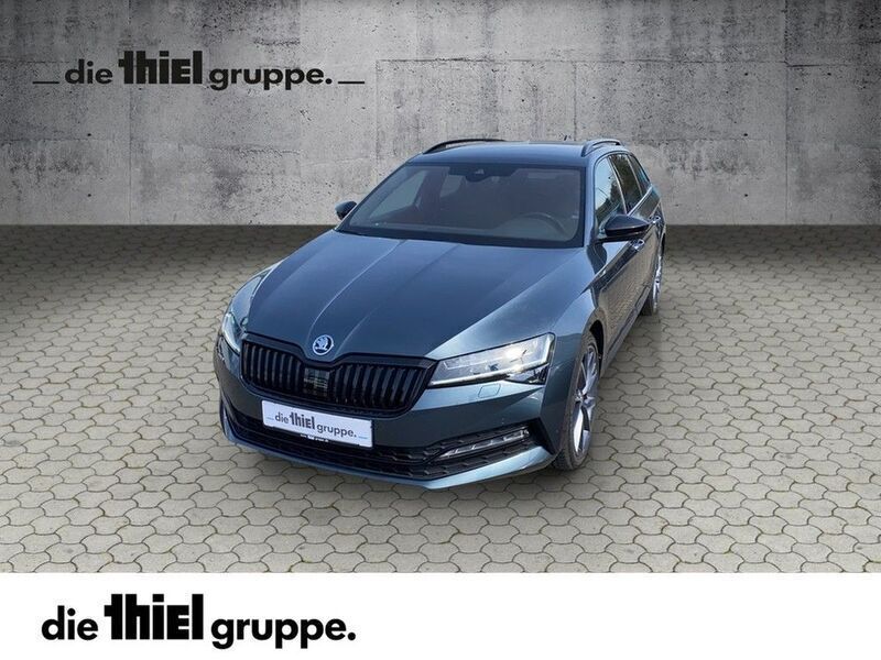 Grau Gebraucht 2021 Skoda Superb SportLine Kombi | 32.990 € (Fairer Preis) - Bild 1/4