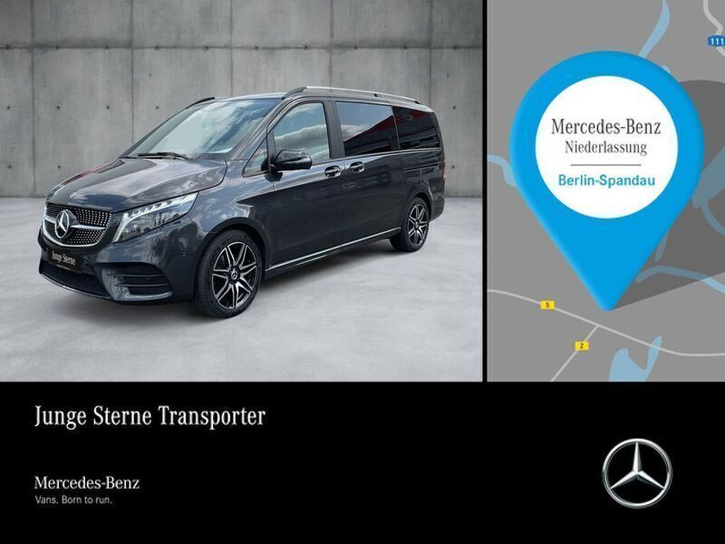 Grau Gebraucht 2023 Mercedes V300 Exclusive Van / Kleinbus | 70.480 € (Fairer Preis) - Bild 1/4