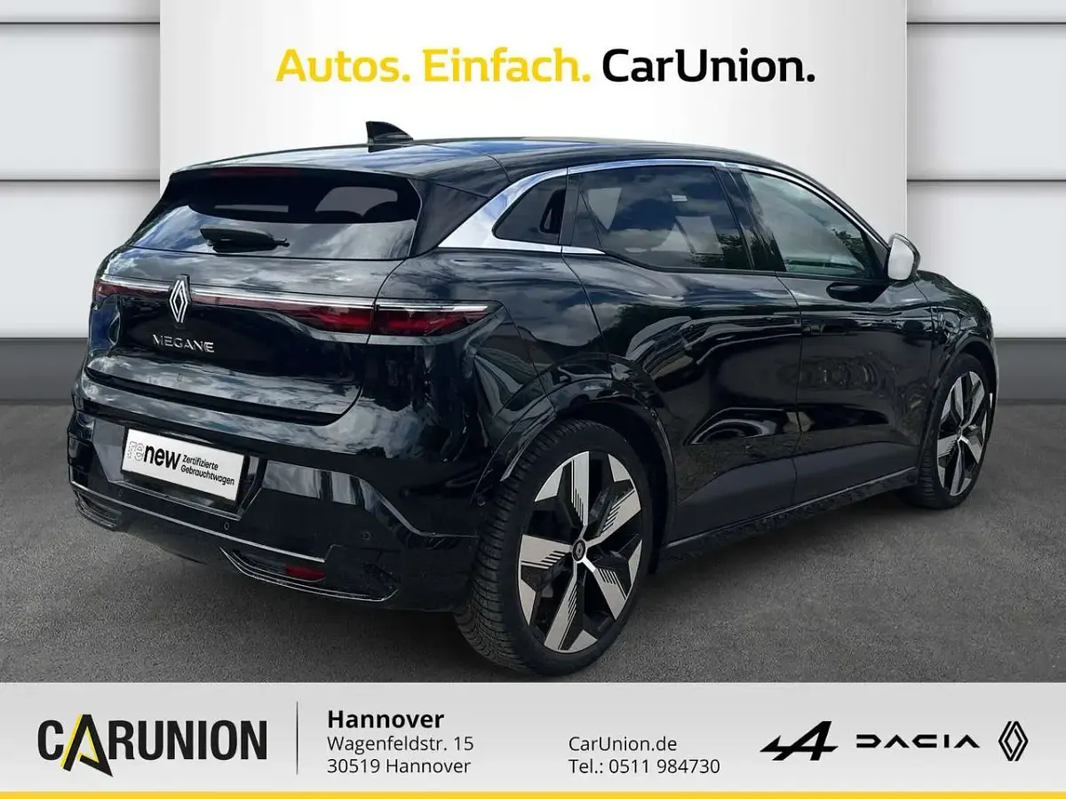 Gebraucht Renault Megane E-Tech Techno 55 kW (75 PS) 2022 Black pearlschwarz Limousine
