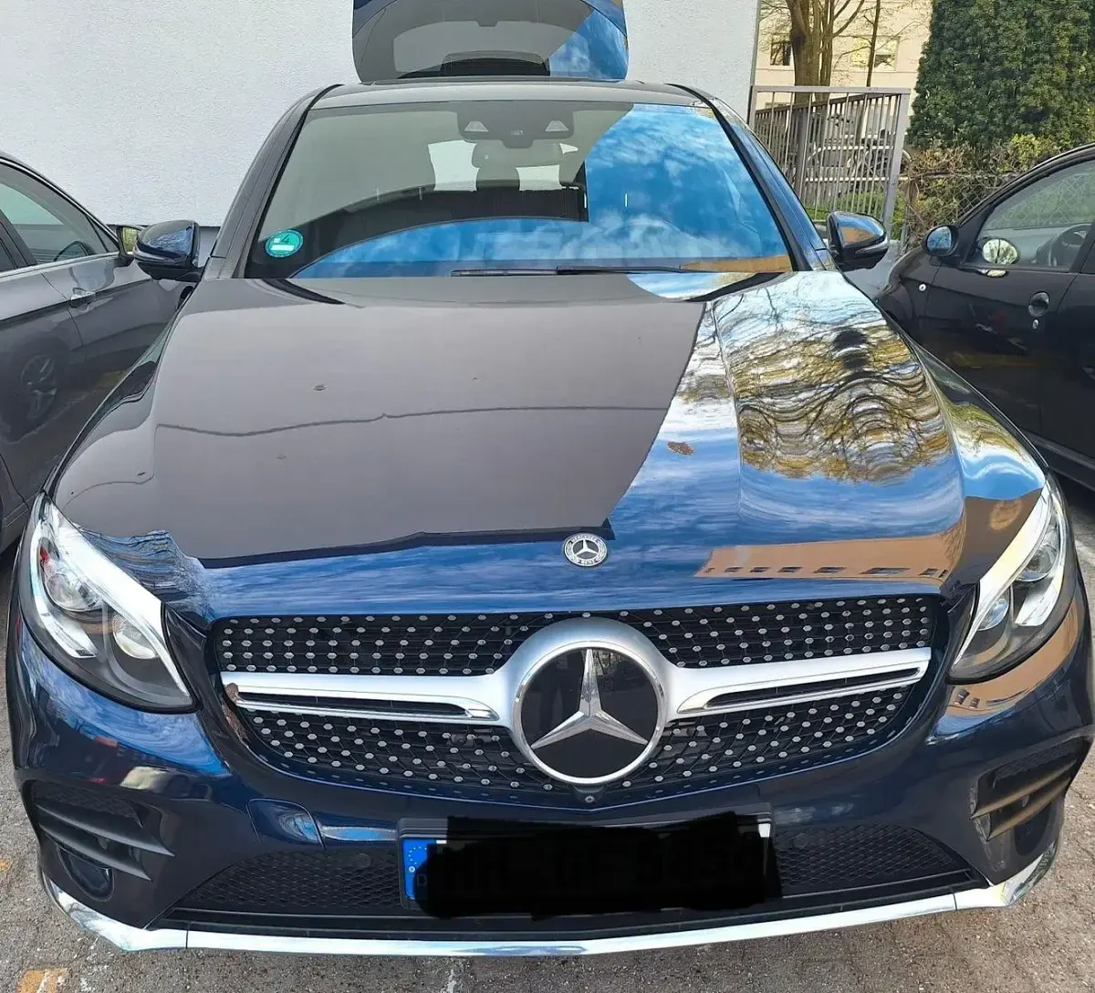 Brugt Mercedes GLC250 204 HK (150 kW) 2017 Blå Coupe