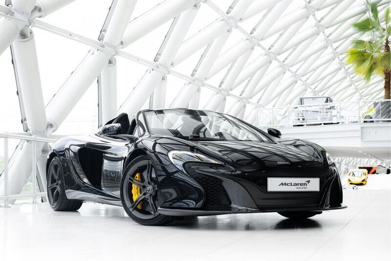 Schwarz Gebraucht 2017 McLaren 650S Cabrio | 179.950 € - Bild 1/4