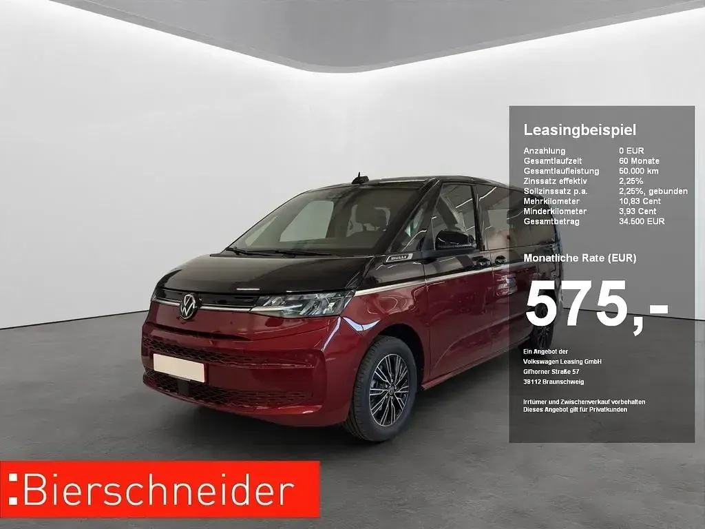 Nowe VW T7 Pro 150 KM (110 kW) 2026 Czarny Van