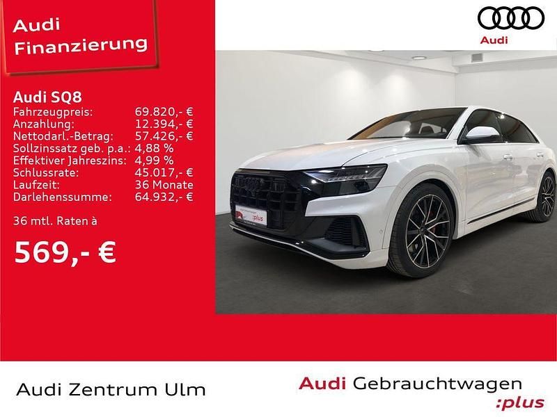 Gletscherweiß metallic Gebraucht 2022 Audi SQ8 Ambiente SUV | 68.820 € (Superpreis) - Bild 1/4