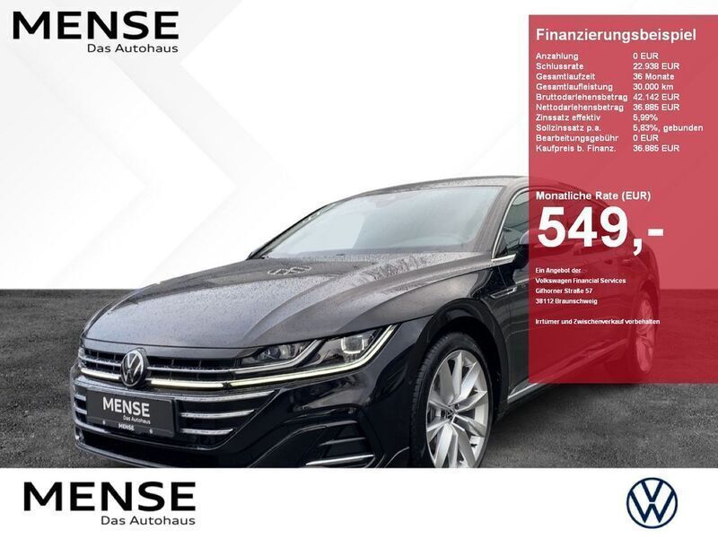 Schwarz Gebraucht 2023 VW Arteon R-line Kombi | 36.885 € (Etwas zu teuer) - Bild 1/4