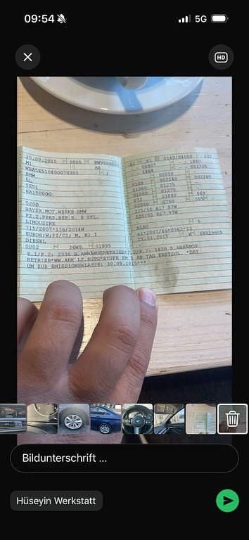 Gebraucht BMW 520 190 PS (139 kW) 2015 Blau Limousine