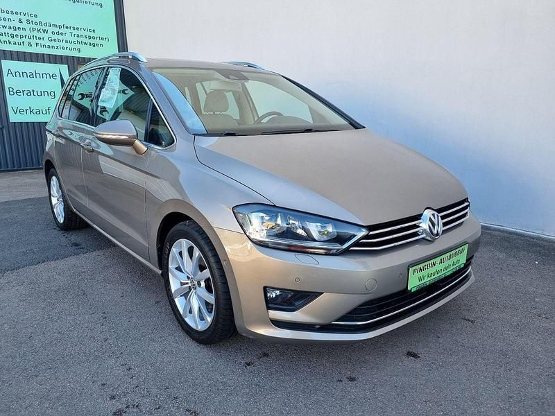 Gold Gebraucht 2014 VW Golf Sportsvan Highline Van / Kleinbus | 13.750 € (Fairer Preis) - Bild 1/3