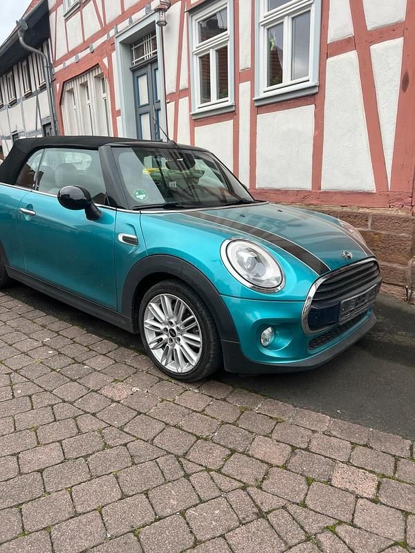 Blau Gebraucht 2017 Mini Cooper D Cabriolet Cabrio | 10.999 € (Superpreis) - Bild 1/4