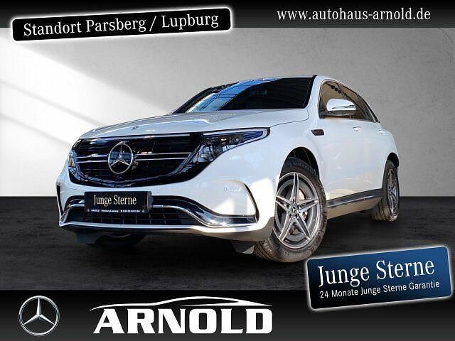 Polarweiß Gebraucht 2021 Mercedes EQC400 AMG line SUV | 38.890 € (Fairer Preis) - Bild 1/4