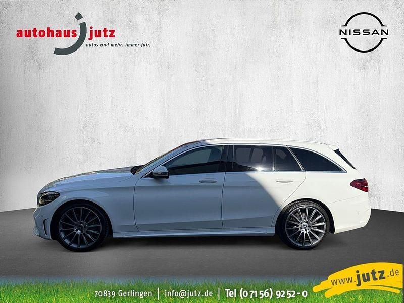Gebraucht Mercedes C300 AMG line 258 PS (189 kW) 2019 Weiß Limousine