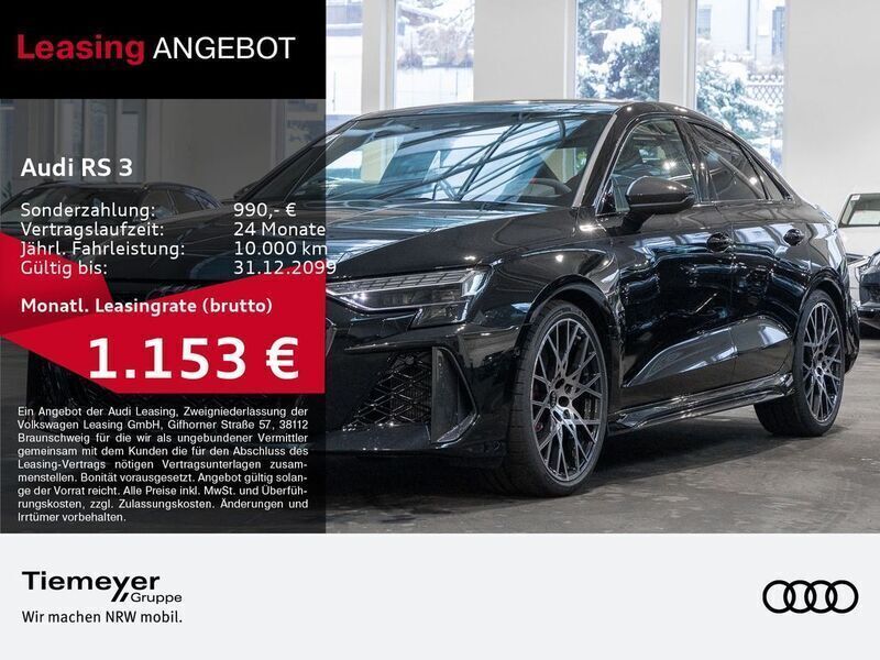 Schwarz Neu 2024 Audi RS3 Comfort Kleinwagen | 79.470 € - Bild 1/4