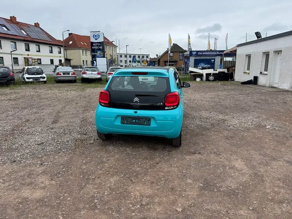 Gebraucht Citroën C1 SELECTION 82 PS (60 kW) 2015 Blau Kleinwagen