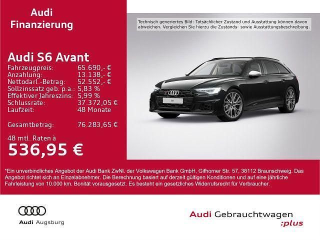 Brillantschwarz Gebraucht 2024 Audi S6 Sport Kombi | 65.690 € (Superpreis) - Bild 1/4
