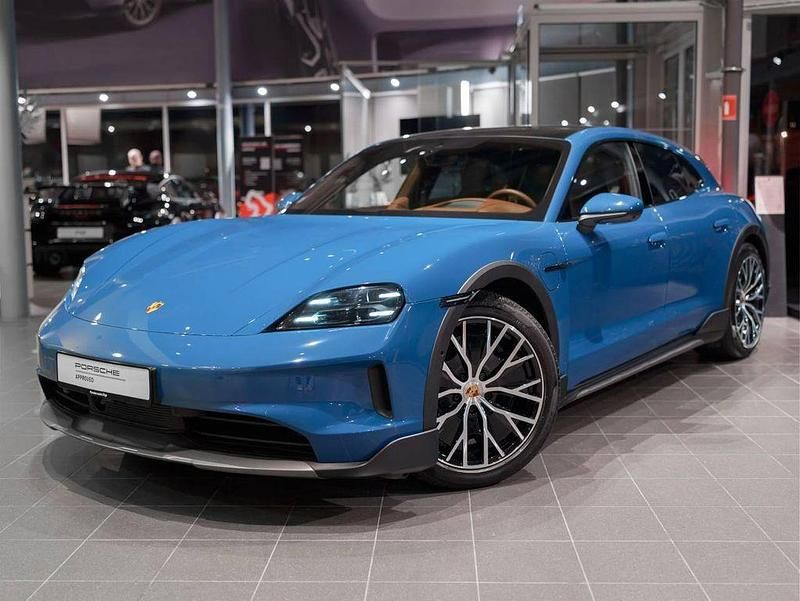 Blau Gebraucht 2024 Porsche Taycan 4S Cross Turismo Limousine | 139.900 € - Bild 1/4