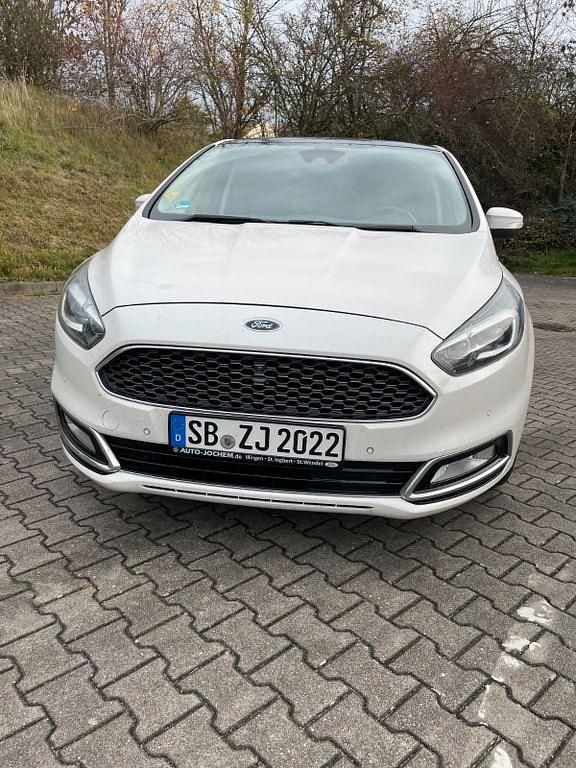Gebraucht Ford S-MAX Vignale 150 PS (110 kW) 2018 Weiß Van / Kleinbus